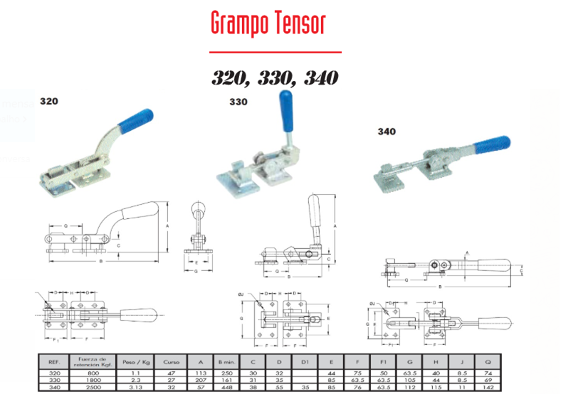 Catalogo 320 330 340