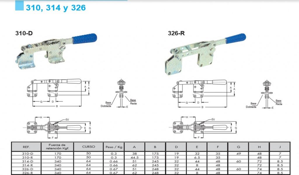 Catalogo 310D 314Y 326R